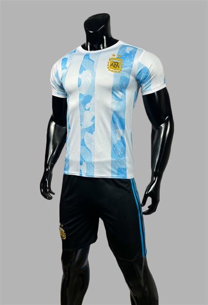 Áo Bóng Đá Argentina World Cup Trắng Sân Nhà 2021 - 2022
